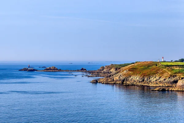 Lighthouse near Le Conquet — стокове фото