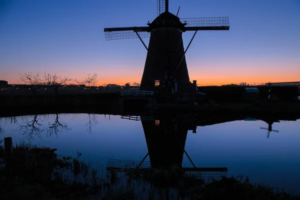 Mills of Kinderdijk near Rotterdam — Stock Photo, Image
