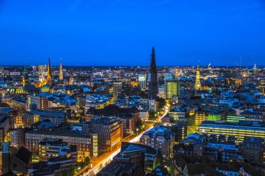 Hamburg St Michaels kiliseden gördüm 