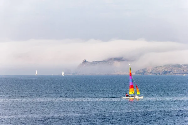 Sailor near Camaret-sur-Mer — стокове фото