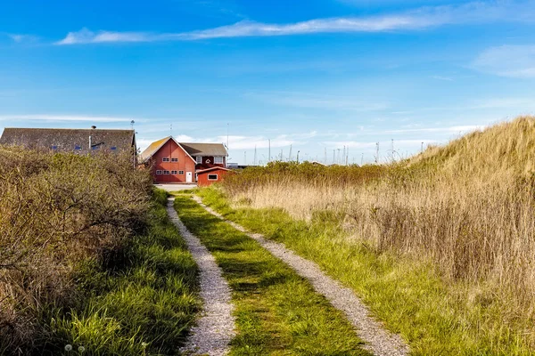 Hamnen i Ålbæk — Stockfoto