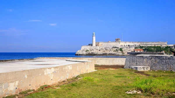 Lighthouse Castillo del Morro, Havana — Zdjęcie stockowe