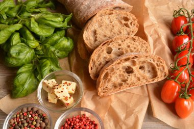 İtalyan stili arka planda