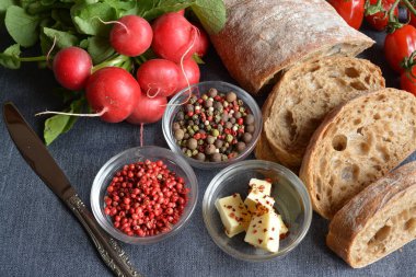 İtalyan stili arka planda