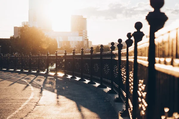 Gün batımında şehir