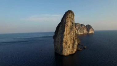 Maya Bay, Koh Phi Phi, Tayland Hava atış çarpıcı