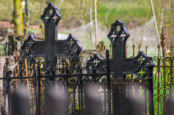 Old Iron Cross Cemetery — Stock Photo, Image