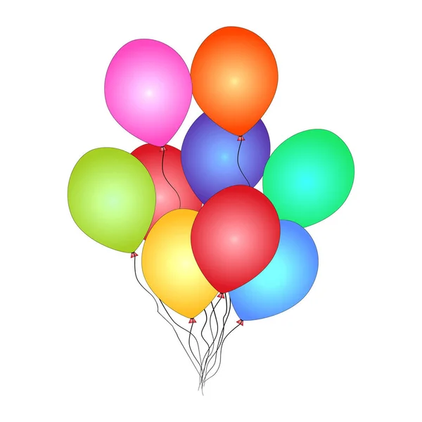 カラフルな風船 ストックベクター C Yuliaglam