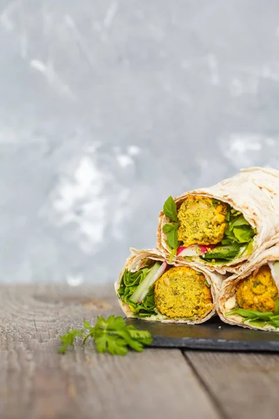 Impacchi vegani di falafel — Foto Stock