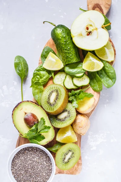 Malzemeler için yeşil smoothies (suyu Detoks)