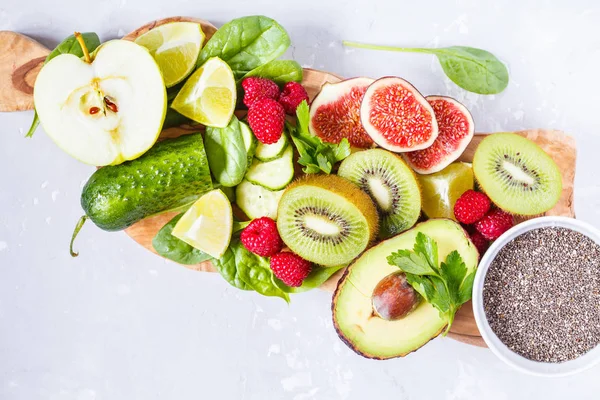 Malzemeler için yeşil smoothies (suyu Detoks)