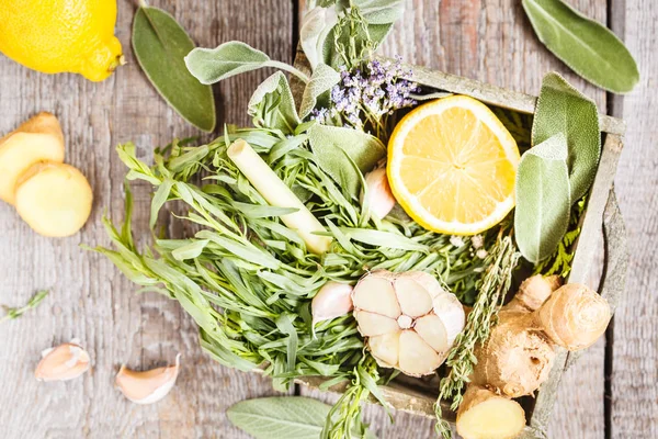 mulled şarap, tentür veya çay için çeşitli otlar