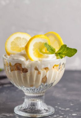 Limon tatlı. İngilizce limon önemsememek, cheesecake, krem şanti, 