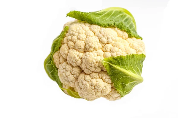 Cauliflower isolated on white background — Stock Photo, Image