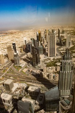 Dubai cityscape gökdelen