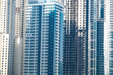 Dubai cityscape gökdelen