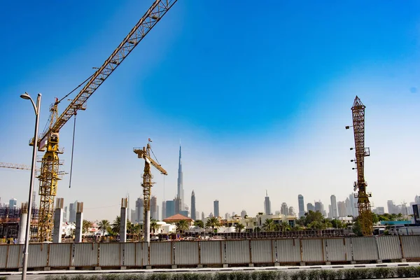 Dubai stadsgezicht wolkenkrabber — Stockfoto