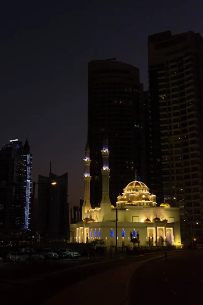 Dubai stadsgezicht wolkenkrabber — Stockfoto