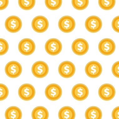 Paralar desen. İşletme ve mali için kavram. Düz vektör çizim.