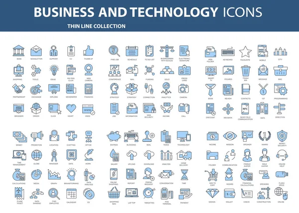 Establecer Iconos Vectoriales Con Elementos Para Conceptos Móviles Aplicaciones Web — Vector de stock