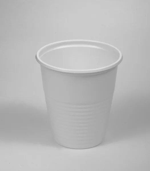 Plastic cup for birthdays, anniversaries, coffe, juices, catering, social events and wedding, paper, white and black.