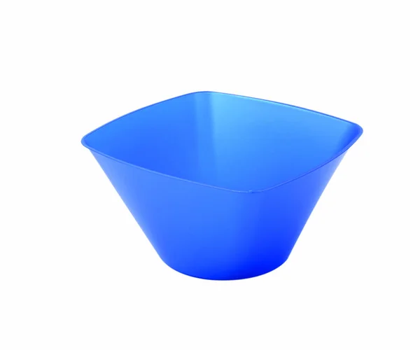 Mavi plastik konteyner mikrodalga fırın, catering, sıcak yemek, sıcak sebze, salata, teslimat için. Büyük boy.