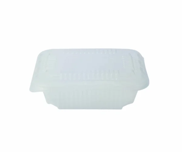 Tepsi ile şeffaf kapak teslim lokanta. Catering