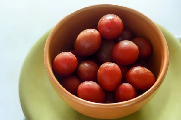 Domates taze cherrys kase salata, yemek, fast food için.