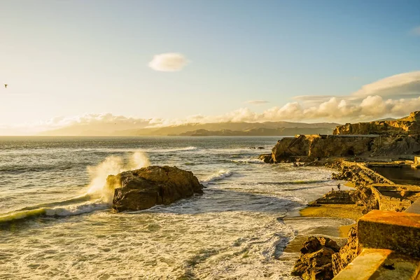 Tichý oceán Sutro baths — Stock fotografie