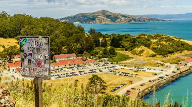 Golden Gate Horseshoe bay Fort noktası yukarıda