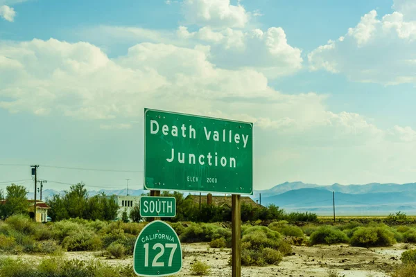 Desert highway to Death Valley National Park Death Valley Junction