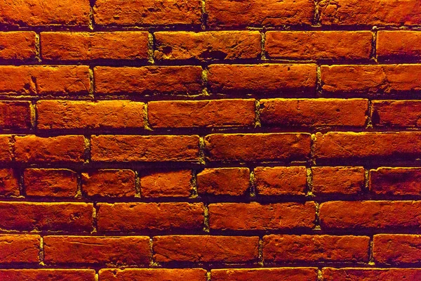 Eski kırmızı tuğla duvar dokusu — Stok fotoğraf
