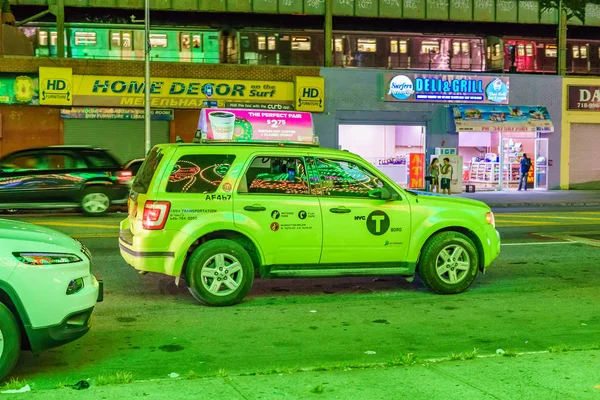 Coney Island Luna Park στο νύχτα Μπρούκλιν Νέας Υόρκης — Φωτογραφία Αρχείου