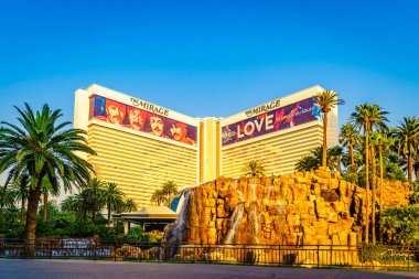 Las Vegas Strip Nevada ABD görünümünü Las Vegas, Amerika Birleşik Devletleri - Temmuz, 2016