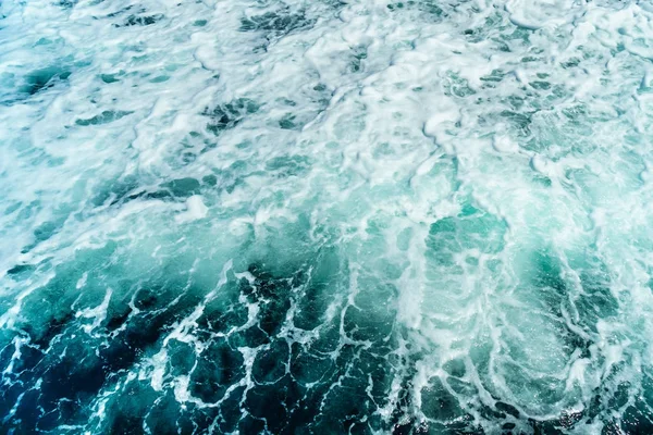 Ver água do mar atlântica com espuma Cape Cod — Fotografia de Stock