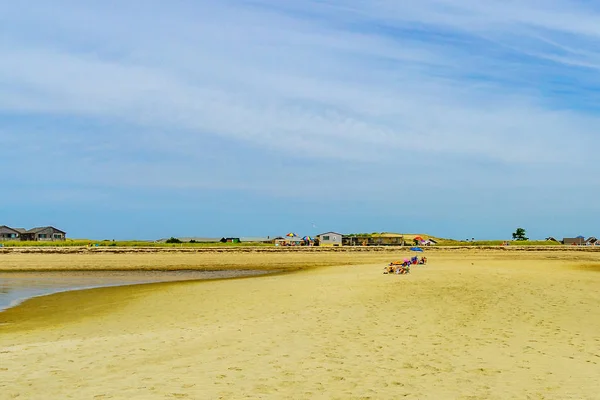 Plaża na dzień jasny lato w Provincetown, Cape Cod w stanie Massachusetts — Zdjęcie stockowe