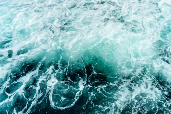 Ver água do mar atlântica com espuma Cape Cod — Fotografia de Stock