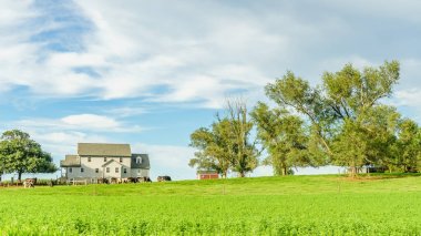 Amish ülke farm barn alan tarım Lancaster, PA