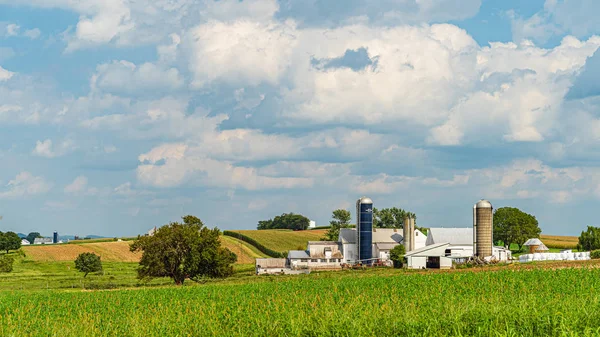 Amish Country zemědělská zemědělská oblast v Lancasteru, PA US — Stock fotografie