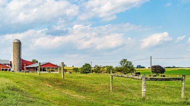 Lancaster, Pa Us Amish ülke çiftlik ahır tarla tarım