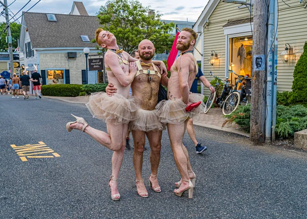 Massachusetts Eyaleti, ABD 21 Ağustos 2019 Cape Cod Provincetown 'un sonunda büyük bir eşcinsel nüfusa sahiptir..