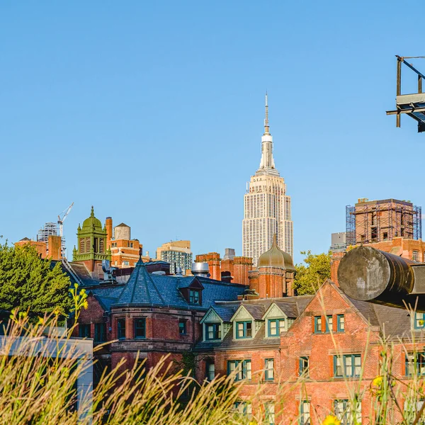 Manhattan Nueva York Agosto 2019 High Line Park Manhattan Vista — Foto de Stock