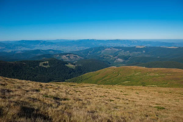 Une Nature Paysagère Belle Vue Montagnes Aller Sommet Tourisme Vert — Photo