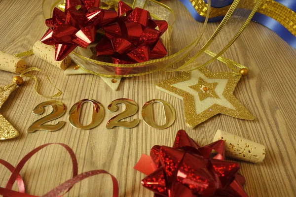 Fondo de celebración de Año Nuevo 2020 —  Fotos de Stock