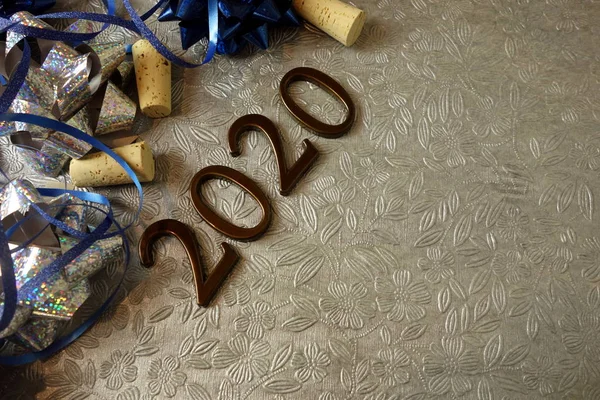 2020 nový rok na oslavu oslavy — Stock fotografie