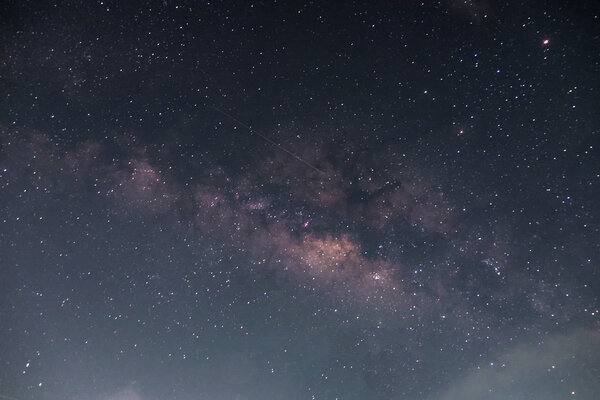 Млечный путь, длительное воздействие мягкий фокус
