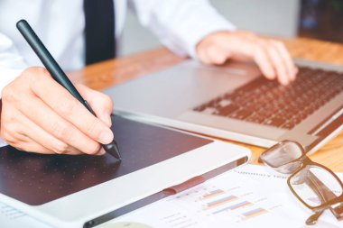 çalışma ve Grafik Tablet USI süre yazma grafik tasarımcı