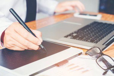 çalışma ve Grafik Tablet USI süre yazma grafik tasarımcı