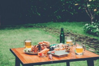 Tablo gıda Graden parti bahçe ev ev parti zevk