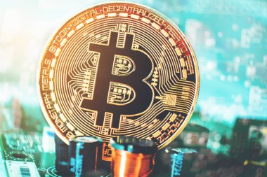 Bitcoins yeni sanal para ve dijital kavramı